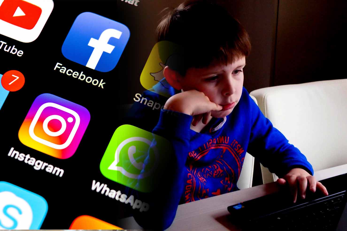 Impact of Social Media on Child's Brain