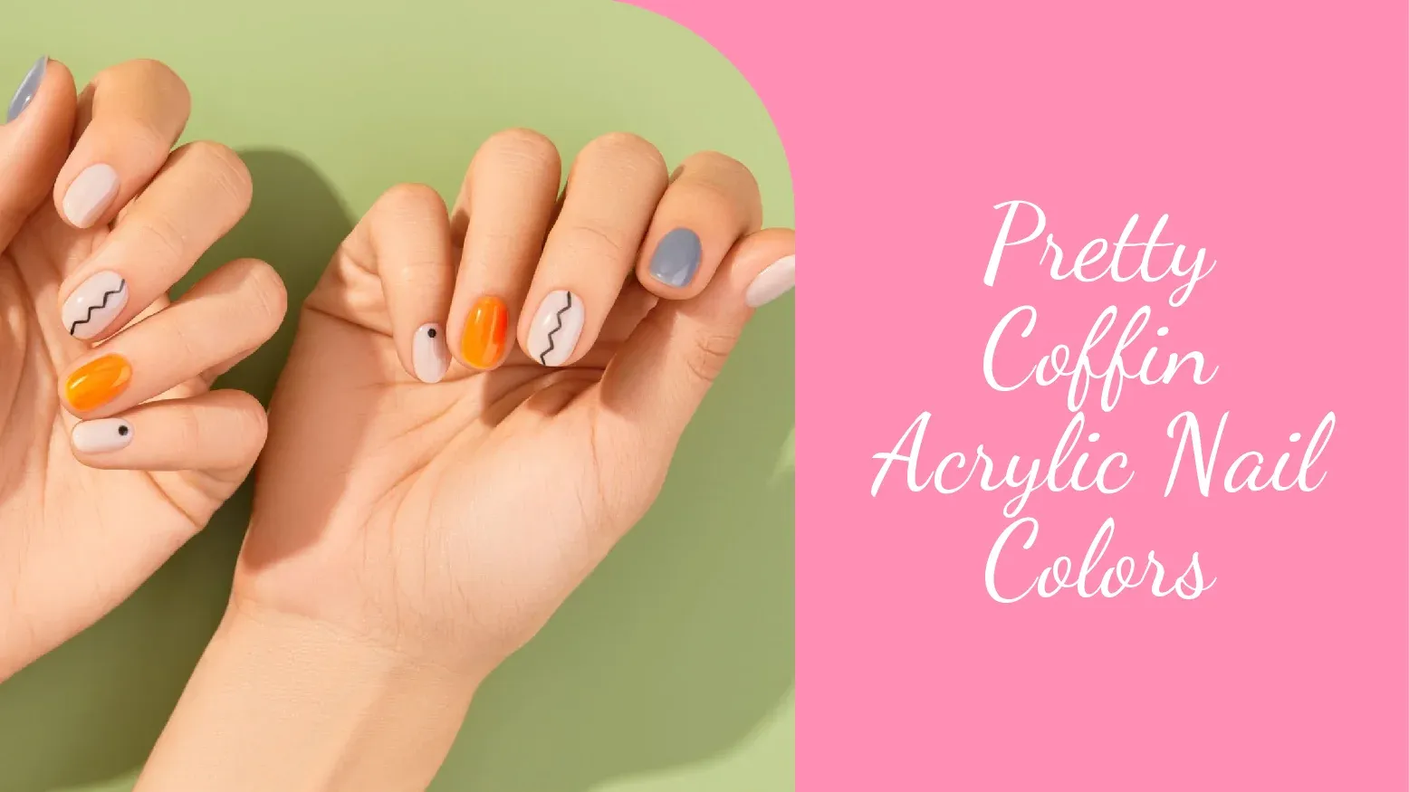 11 Pretty Coffin Acrylic Nail Colours To Try