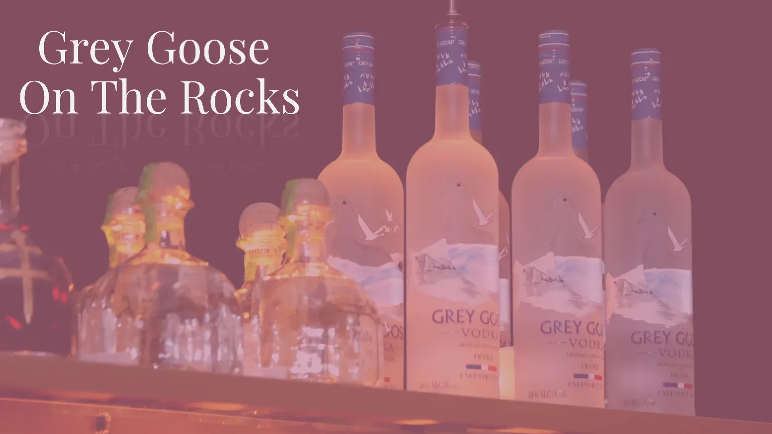 Grey Goose On The Rocks Cocktail