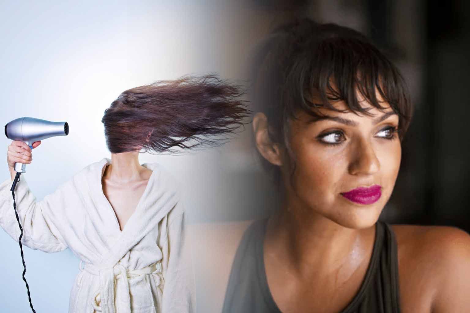 sweaty hair hacks for women